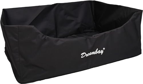 Flamingo Hülle für Korb Dreambay® Rechteck Schwarz 100x80x25cm von Flamingo