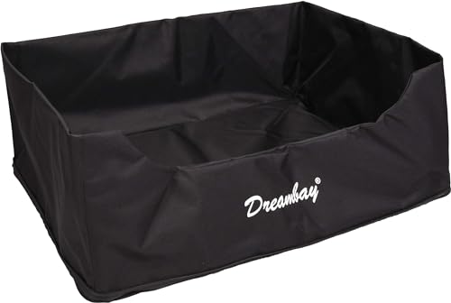 Flamingo Hülle für Korb Dreambay® Rechteck Schwarz 80x67x22cm von Flamingo