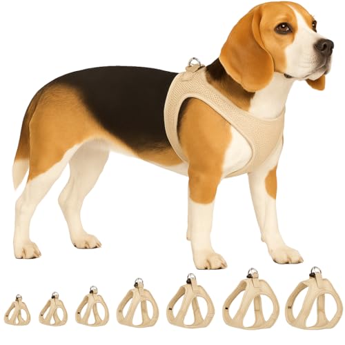 Hundegeschirr - hundegeschirr mittelgroße Hunde - L - Flamingo Harness Step&Go Bento Beige Hundegeschirr - hundegeschirr mittelgroße Hunde - L - Flamingo Harness Step&Go Bento Beige von Flamingo