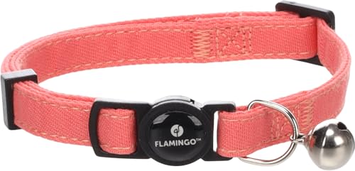 Flamingo Katze Halsband Lomi Lachsrosa 20-35cm 10mm von Flamingo