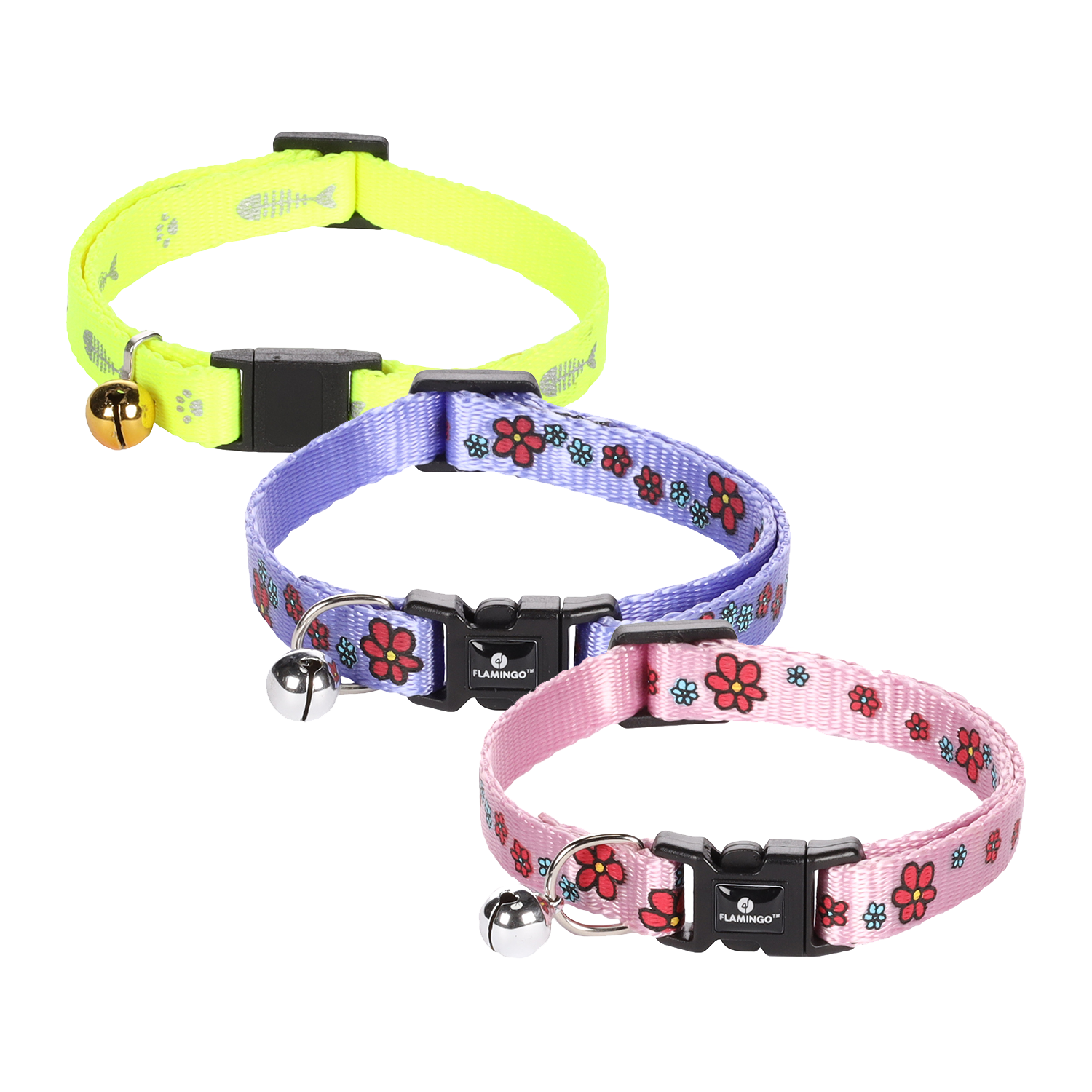 Flamingo Katzenhalsband Ziggi - Rosa Flamingo Katzenhalsband Ziggi - Rosa von Flamingo