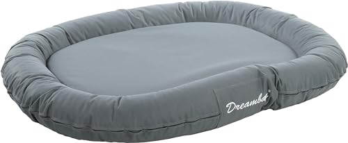 Flamingo Kissen Dreambay® Oval Petrol - 120x90x16cm - Wasserabweisend und Waschbar - Abnehmbarer Bezug mit Reißverschluss - Nachhaltig von Flamingo