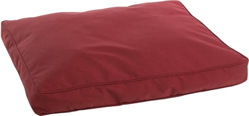 Flamingo Kissen Genève Rechteckig Bordeaux – A: 80 cm, B: 60 cm, C: 10 cm, Waschbar, Zart und Stilvoll, Interieur! Perfekte Wahl Zum Genève Hundebett! von Flamingo