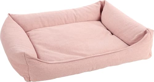 Flamingo Orthopädisches Bett Baldar – Rechteckig, Rosa, 100 cm | Ergonomischer & Bequemer Schlafplatz für Hunde! von Flamingo