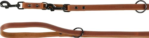 TRAININGSLEINE MONTANA Leder KOGNAK 200CM 20MM von Flamingo