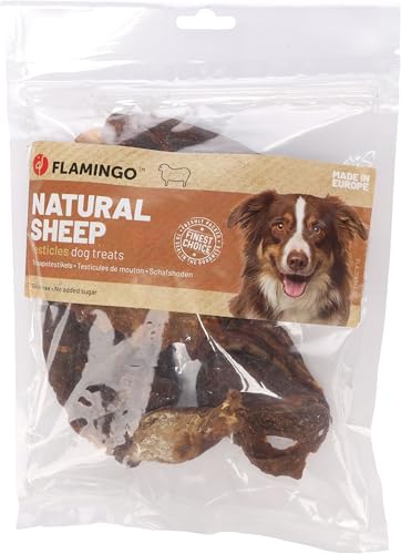 Flamingo Snack Nature – Schafshoden | 100% Natürlich & Hochwertiger Kausnack für Ihren Hund! von Flamingo