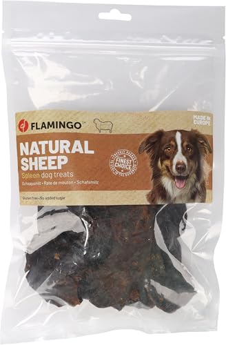 Flamingo Snack Nature – Schafsmilz | 100% Natürlich & Hochwertiger Kausnack für Hunde! von Flamingo