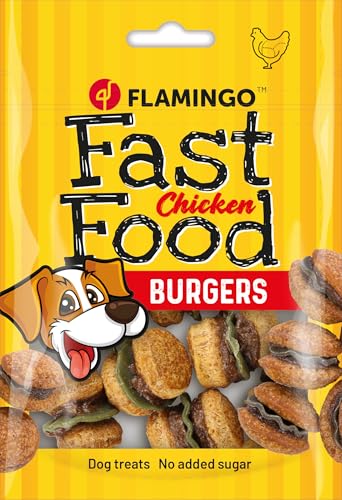 Flamingo Snacks Fast Food Mini-Hamburger mit Huhn - 112gr 9 stück von Flamingo