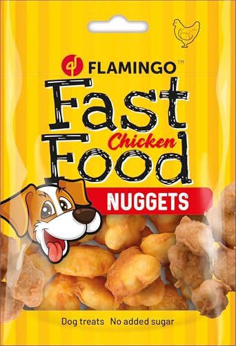 Flamingo Snacks Fast Food Nuggets mit Huhn 100gr - Ohne Zuckerzusatz von Flamingo