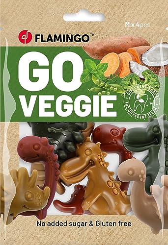 Veggie Dino Mix M 4ST 120G von Flamingo