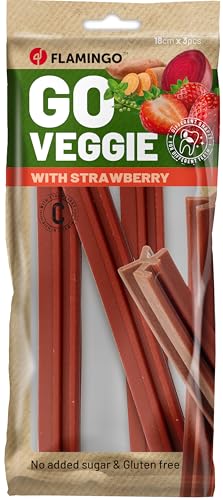 Flamingo Veggie Stick MIT Erdbeere 18CM 3ST 150G von Flamingo