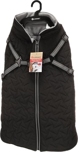 WINTERMANTEL DUKER SCHWARZ 55CM von Flamingo