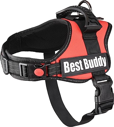 Geschirr Best Buddy Pluto ROT L 70-90CM*50MM von Flamingo