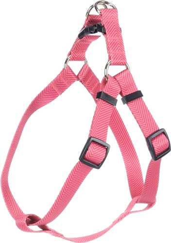 Flamingo Geschirr für Hunde Noekie Step&Go rosa M - Stufenlos verstellbar mit klickschnalle - A: 35-60cm B: 35-60cm x 20mm x 2mm von Flamingo