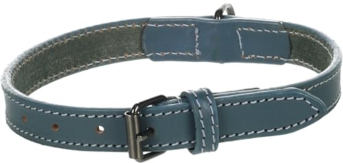 Halsband Denver BLAU M 36-44CM 20MM von Flamingo