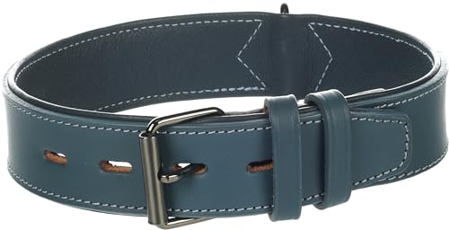 Halsband Denver BREIT BLAU L 49-58CM 40MM von Flamingo