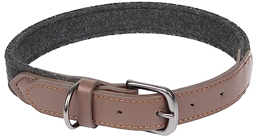 Halsband Yura SCHWARZ/BRAUN L 43-53CM 25MM von Flamingo