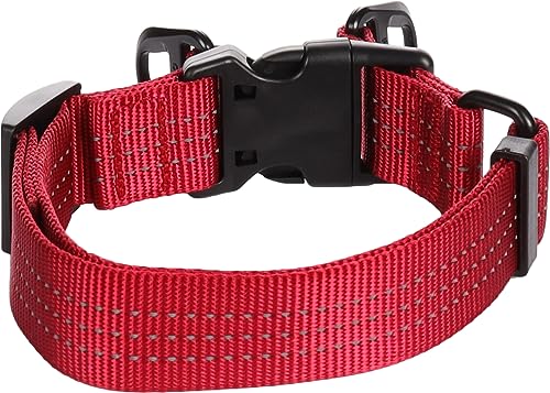 Halsband ZORBA ROT M 40-55CM 32MM von Flamingo