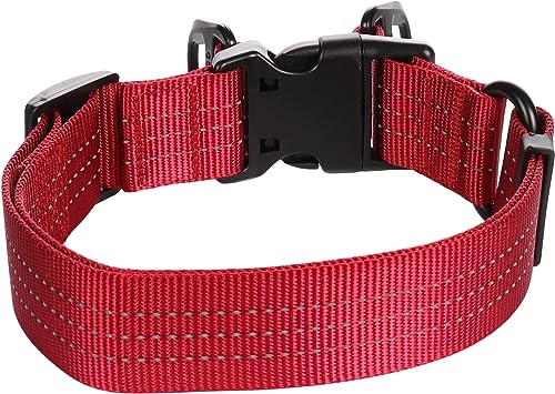 Halsband ZORBA ROT XL 55-75CM 38MM von Flamingo