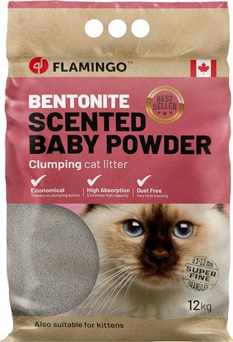 KATZENSTREU BENTONIT KAN BABYPUDERDUFT FEIN 12KG von Flamingo