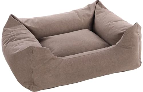 Korb Lotta Rechteck Taupe 80x67x28cm von Flamingo