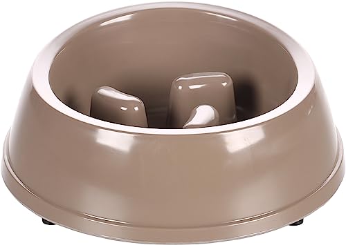 NAPF MANGI Slow Feeder Taupe MELAMIN 950ML von Flamingo