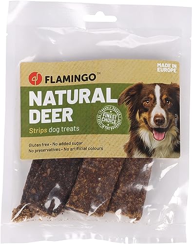 Nature Snack Hirsch Streifen 100G von Flamingo