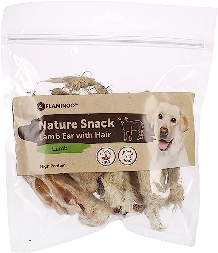 Flamingo Nature Snack SCHAFOHREN MIT Haaren 200G von Flamingo