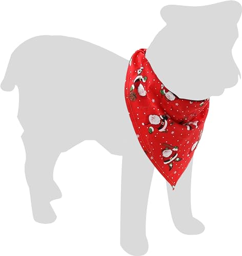 Weihnachten Bandana MIK ROT 60x31CM von Flamingo