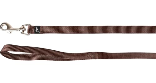 Flamingo Leine für Hund Ziggi braun 100cm 20mm von Flamingo