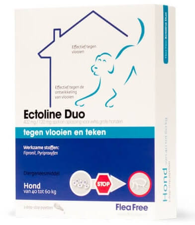 Flea Free Spot-On Combo für Hunde 40 - 60 kg 2 Pipetten von Flea Free