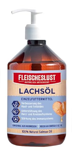 Fleischeslust Lachsöl, 1er Pack (1 x 500 ml) von Fleischeslust