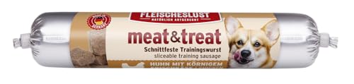 Fleischeslust Meat & Treat Huhn mit körnigem Frischkäse 80g von Fleischeslust