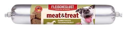 Fleischeslust Meat & Treat Pferd Wurst (1 x 80 Gramm) von Fleischeslust