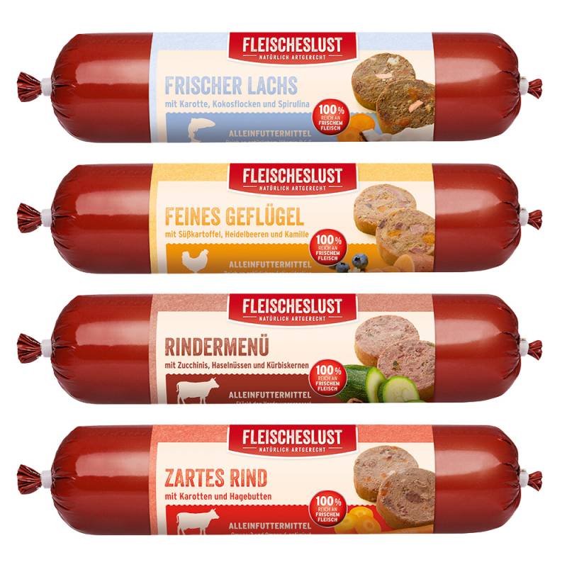 Fleischeslust Classic 8 x 400 g - Mixpaket I (4 Sorten) von Fleischeslust