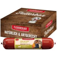 Fleischeslust Nassfutter Hund Wurst Ziege und Lamm 6x800 g Fleischeslust Nassfutter Hund Wurst Ziege und Lamm 6x800 g von Fleischeslust