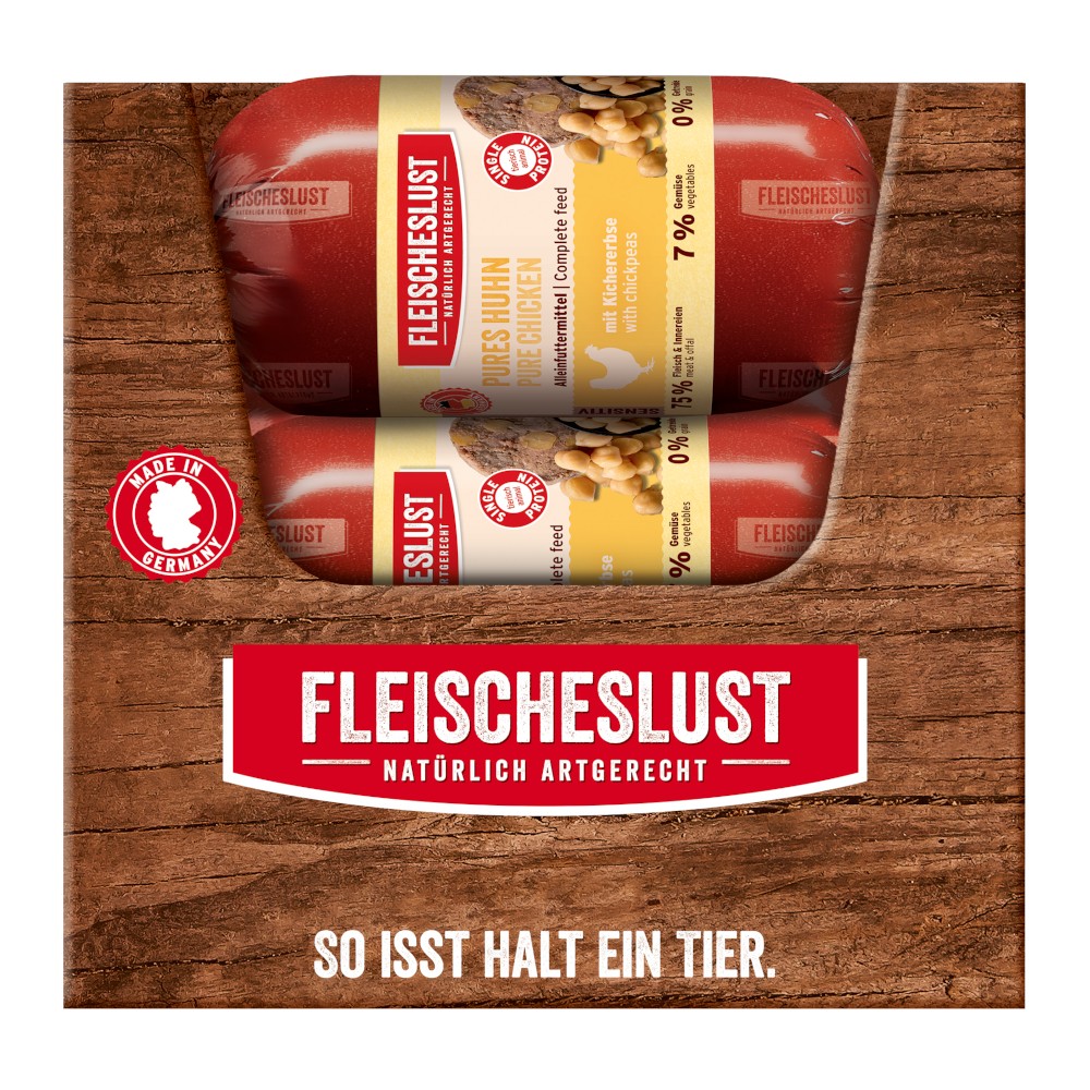 Fleischeslust Sensitiv 15 x 200 g - pures Huhn mit Kichererbse Fleischeslust Sensitiv 15 x 200 g - pures Huhn mit Kichererbse von Fleischeslust