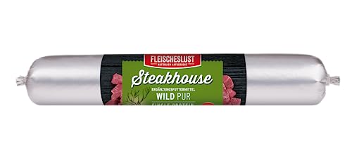 Fleischeslust Steakhouse Wild pur Wurst (1 x 600 Gramm) von Fleischeslust