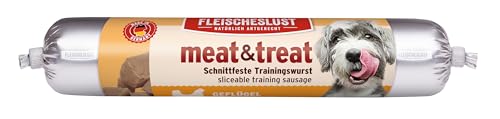 Meat & Treat Geflügel Wurst (33 x 80 Gramm) von Fleischeslust