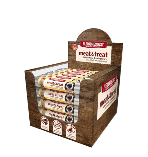 Meat & Treat Käsewurst (33 x 80 Gramm) von Fleischeslust