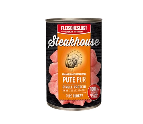 Steakhouse Pute pur Dose (6 x 400 Gramm) von Fleischeslust