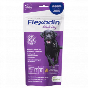 Flexadin Adult Dog Joint Support (70 Kaubonbons) 2 x 70 Tabletten von Flexadin