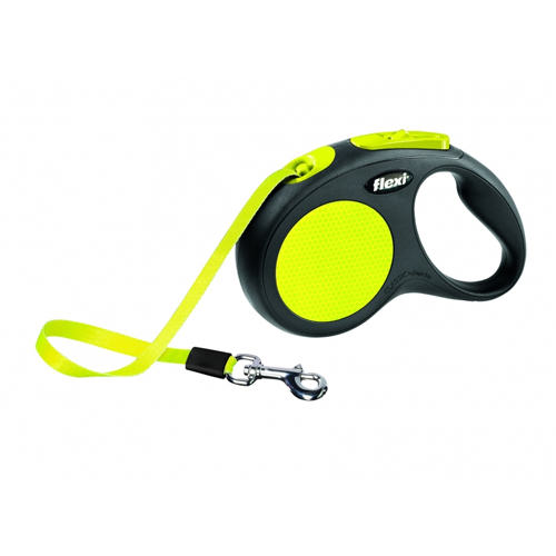 Flexi Gurt-Leine Neon Classic Tape Leash - L von Flexi