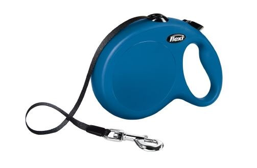 Flexi New Classic L Gurt-Leine 8 m Blau von Flexi