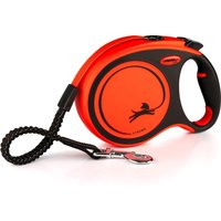 flexi Xtreme Gurt-Leine L - orange, 8 m, von Flexi