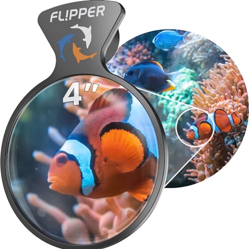 FL!PPER Flipper DeepSee Vergrößerter Magnetischer Aquariumspion 10,2 cm von FL!PPER