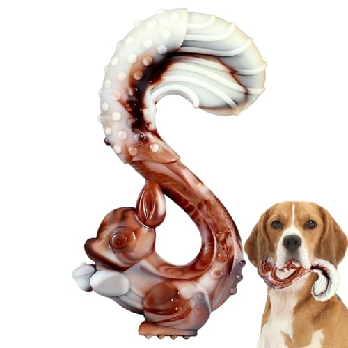 Hartes Hundespielzeug, unzerstörbares Hundespielzeug | Nylon Tough Dog Toys Chewers,Haustier -Kauwerkzeuge, oraler Trainierer, interaktive Zähnereinigungswerkzeuge, Teaser -für mittel-/große Hunde von Flkiglm