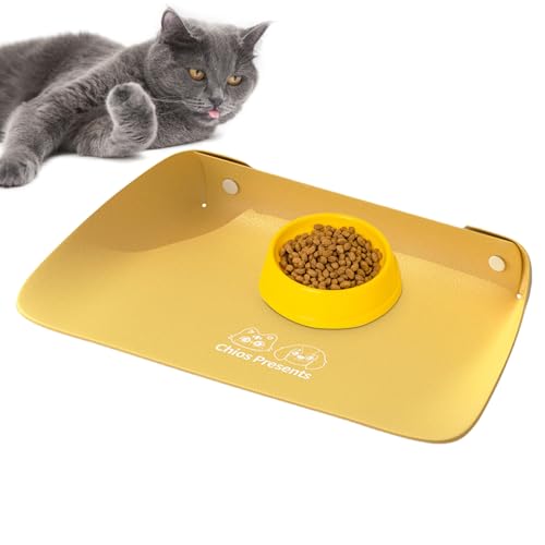 Hundefuttermatte | wasserdichte Futternapf Unterlage Für Hunde Welpen,Halb Umrandeter Rutschfester Fressplatz Küche Flur 60x50cm Hundefuttermatte | wasserdichte Futternapf Unterlage Für Hunde Welpen,Halb Umrandeter Rutschfester Fressplatz Küche Flur 60x50cm von Flkiglm