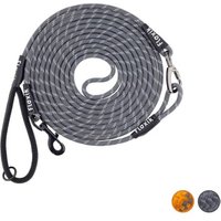 Floxik Schleppleine für Hunde - Tauleine mit Abnehmbarer Handschlaufe grau S Floxik Schleppleine für Hunde - Tauleine mit Abnehmbarer Handschlaufe grau S von Floxik