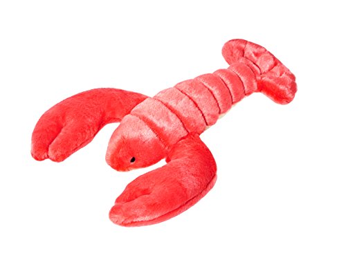 Fluff & Tuff Manny Lobster Hundespielzeug aus Plüsch von Fluff & Tuff